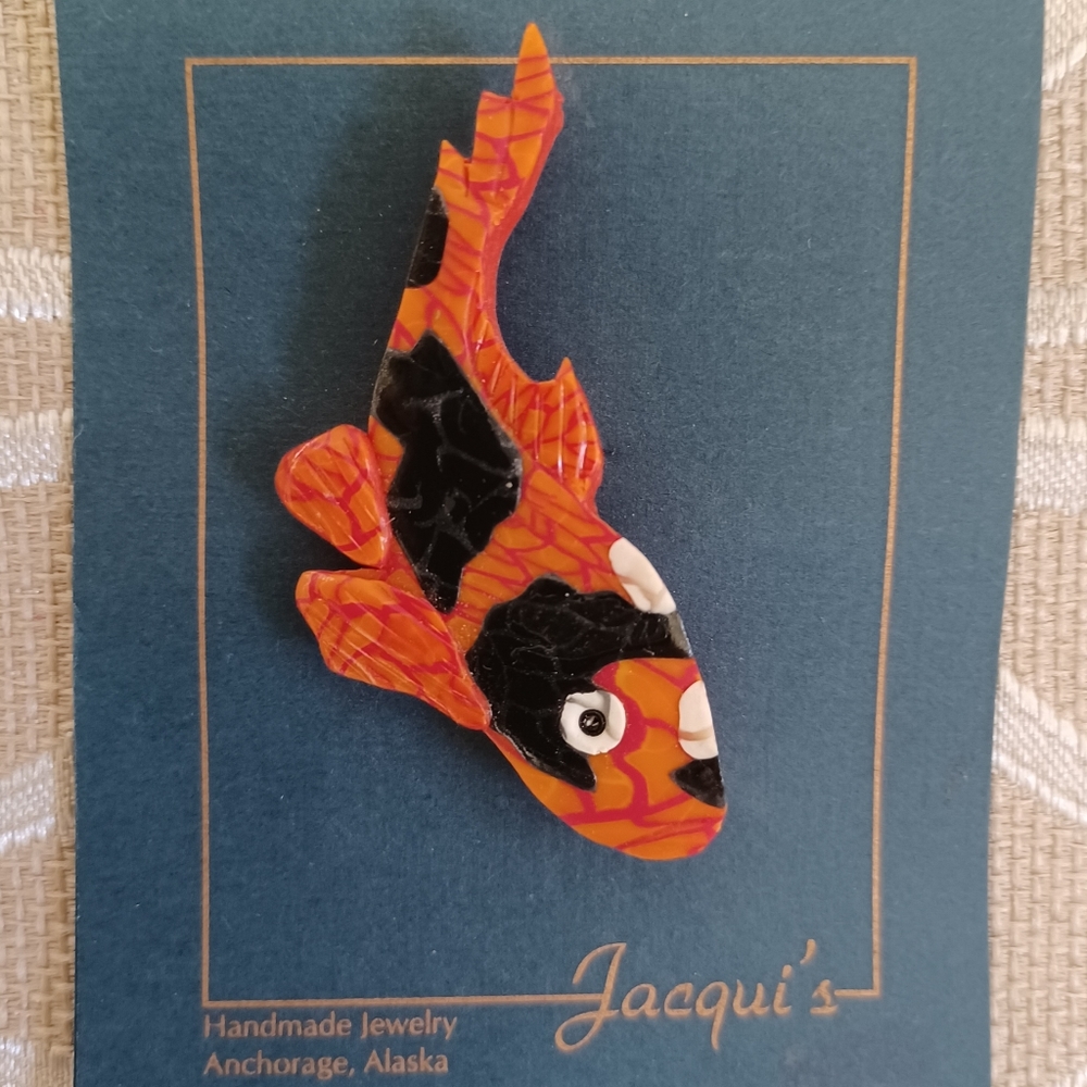 Vintage Alaskan Koi Pin